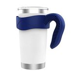 Tumbler handle fits for 20 OZ YETI Tumbler, OZARK TRAIL Tumbler, Rambler Tumbler(Navy Blue,Handle Only，Cup not Include)