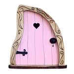 HEEPDD Garden Fairy Door Decoration, Fairy Door for Trees Miniature Fairy Garden Outdoor Decor Accessories Yard Art Sculpture Decoration (#5) (HEEPDDua4fy01pdr-73)