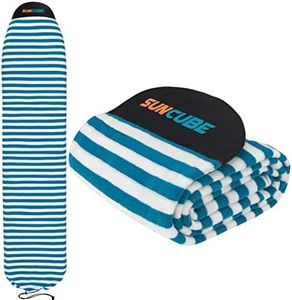 SUN CUBE Surfboard Sock Cover - Light Durable Protective Bag for Surf Board