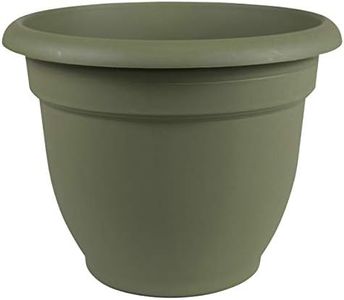 Bloem 20-56416 Fiskars Ariana Planter with Self-Watering Grid, Thyme Green, 16", Living Green