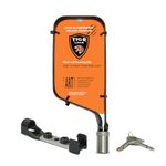 TiGr Mini+ Lightweight Bike Lock with Frame Mount – High Security 8 x 4" Flexible High-Carbon Steel Shackle – Bolt Cutter, Crowbar & Hacksaw Resistant