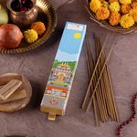 Phool Badrinath Incense Sticks - Kesar Chandan Fragrance | Special Char Dham Yatra Pack flowers offered at Badrinath Temple I Pack of 40 Agarbatti Sticks