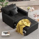 YODOLLA Single Sofa Bed Chair,3-in-