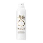 Sunscreen Spray, Spf 30: Sun Bum Mineral Sunscreen Spray, Spf 30, Broad Spectrum Uva/Uvb Protection, Hypoallergenic, Paraben Free, Gluten Free, Vegan, 1 Count