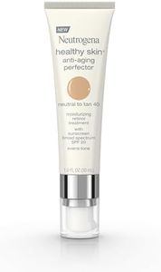 Neutrogena Healthy Skin Anti-Aging Perfector Tinted Facial Moisturizer and Retinol Treatment with Broad Spectrum SPF 20 Sunscreen with Titanium Dioxide, 40 Neutral to Tan, 1 fl. oz