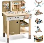 Kids Tool Set,Wooden Tools Bench wi
