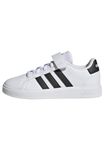 adidas Unisex Kids Grand Court Trainers, Ftwr White/Core Black/Core Black, 5.5 UK