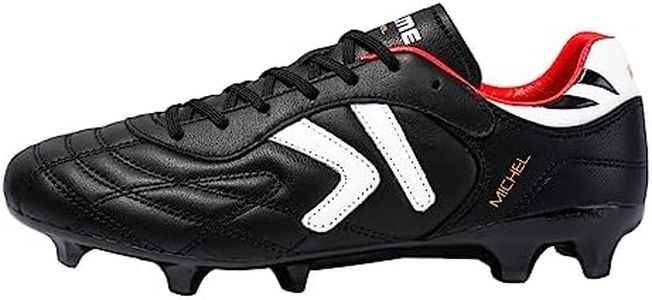 KELME Mens Soccer Cleats FG Firm Ground Soccer Shoes Unisex-Adult Black 8