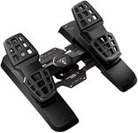 Turtle Beach VelocityOne Universal Rudder Pedals for Windows 10 & 11 PCs, Xbox Series X, Xbox Series S, and Xbox One Featuring Smooth Rudder Axis, Adjustable Brakes and Pedal Width – Black