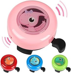 VICTGOAL Bike Bell for Kids with Loud Clear Sound, Bicycle Bell Scooter Bike Horn Ringtone Alert Cute Cycling for Toddler Children Boys Girls (Pink)