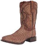 Dan Post mens Stanley Square Toe Cowboy Boots Western Boot, Brown, 9