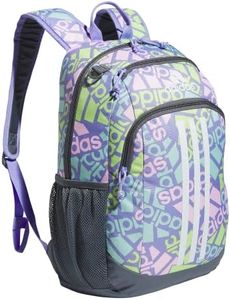 adidas Back to School Creator Backpack for Boys and Girls, Adi Multi Collage Light Purple/Onix Grey/White, One Size, Back to School Creator Backpack for Boys and Girls