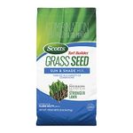 Scotts Turf Builder Grass Seed Sun & Shade Mix thrives in a Variety of Conditions with Root-Building Nutrition, 32 lb.