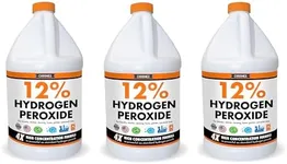 Chromex Hydrogen Peroxide 12 Percent Food Grade, 4X Power Concentrated Solution, 3 Gallons Dilute to 12 Gallons, Versatile Uses include Topical Care, Home, Kitchen, Bath Cleaner, Laundry, Whitening