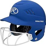 Rawlings Sporting Goods Highlighter Series Softball Helmet, Matte Royal