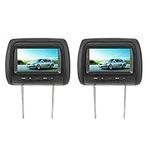 Black 7 in Headrest Car LCD with Wi