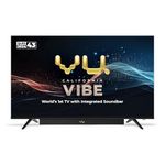 Vu 108cm (43 inches) Vibe Series QLED 4K Google TV 43VIBE24 (Black)