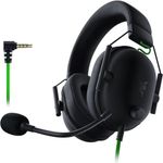 Razer BlackShark V2 X Gaming Headset: 7.1 Surround Sound - 50mm Drivers - Memory Foam Cushion - for PC, PS4, PS5, Switch, Xbox One, Xbox Series X|S, Mobile - 3.5mm Audio Jack - Classic Black