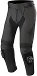 Alpinestars Motorcycle jeans Missile V2 Leather Pants Black, Black, 56