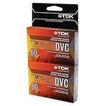 2pk 60minute Mini Dvc Tape