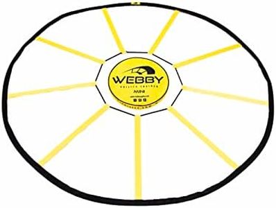 Webby Mini Agility Trainer – Circle Speed and Agility Ladder for High Intensity Footwork Drills and Skills – A Circular Piece of Training Equipment That Changes The Way You Move…