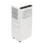EMtronics EMAC9KW 9000BTU Portable Air Conditioner, Dehumidifier and Cooling Fan with Remote Control, 24 Hour Timer and Air Con Window Vent Kit - White