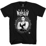 WWE Rhea Ripley Chains Brutality Adult T-Shirt Black