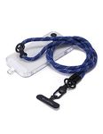 Project-cb Phone Lanyard×1,Phone Tether Tab×2, Crossbody Cell Phone Lanyard,Rope Lanyard,Universal Adjustable Phone Strap(Blue)