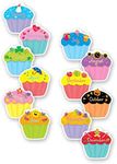 Creative Teaching Press Cupcakes 6-Inch Designer Cut-Outs (1795)