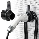 DASANRAO Electric Car Charger Holder Wall Mount for J1772,Charging Cable Holder, Electric Vehicle Charger Dock,EV Charge Cable Organizer,EV Cord Plug Holder,J1772