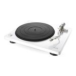 DENON DP-400 (White) Semi-Automatic Analog Turntable with Speed Auto Sensor | Specially Designed Curved Tonearm | Supports 33 1/3. 45, 78 RPM (Vintage) Speeds | Modern Looks, Superior Audio