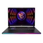 MSI Raider GE78-HX 17 Inch QHD Gaming Laptop - (Intel Core i7-13700HX, Nvidia GeForce RTX 4070, 16GB RAM, 1TB SSD, Windows 11 Home) - Core Black