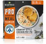 READYWISE - Outdoor Pro Adventure Meal, Country-Style Chicken Pot Pie, 2 Servings, 1 Pouch, 840 Calories, 35 of Grams Protein, MRE, Premium, Freeze Dried Food for, Camping, Hiking, and Backpacking