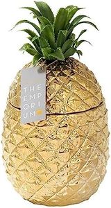 Talking Tables Gold Pineapple Ice Bucket with Lid Premium Drinks Trolley | Retro Bar Accessory | Classy Party Decoration | Elegant Cooler | Ideal Him or Her, 21.5 x 21.5 x 27 cm