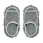 VIGAR - House Slippers - Microfibre - 32 x 16.5 x 4 cm - Rengo Collection - Sizes 38-42 - Fun and Comfortable Slippers - Men and Women - Grey, Grey and Green