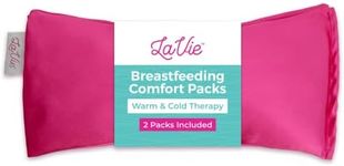 LaVie Breastfeeding Comfort Packs, 2 Packs, Hot and Cold Therapy, Organic Flax and Relaxing Lavender