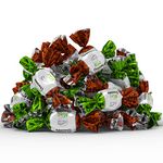 Chocolate Filled Mints by Cambie | 2lbs of Hard Mint Candy with Soft Chocolate Interior | Individually Wrapped Bon Bons | Decadently Sweet Candy from Argentina (2 lb)