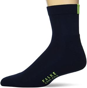 FALKE Unisex Cool Kick Short Socks, Breathable, Cooling Effect, Polyester, Quarter Length, Casual Everyday Stockings, Blue (Marine 6120), 5-6, 1 Pair