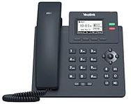 Yealink T31G IP Phone, 2 VoIP Accounts. 2.3-Inch Graphical Display. Dual-Port Gigabit Ethernet, 802.3af PoE, Power Adapter Not Included (SIP-T31G)