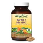 MegaFood| Baby & Me 2| Prenatal Vitamins for Women| Multivitamins for Women | Optimal Iron, Folate, B12, B6, Vitamin D, Choline & Biotin| Supports Healthy Glucose Metabolism| Thyroid Function| Skin Health | 60 Tablets | 1 Month Supply