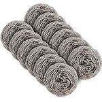 MR.SIGA Stainless Steel Scourer - Pack of 12, weight 30g