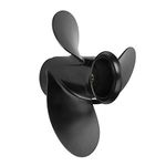 9 x 9 Pitch 48-828156A12 Upgrade OEM Aluminum Outboard Boat Propeller fit Mercury Motos 6/8/9.9/10/15HP,8 Spline Tooth,RH, 2-1/2" Gearcase