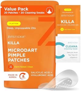 ZitSticka Killa Kit | Self-Dissolving Microdart Acne Pimple Patch for Zits and Blemishes, Spot Treatment Stickers for Face and Skin, Vegan and Cruelty Free (20 Pack)