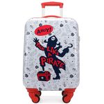 NAUTICA Kids Luggage - 18" Airline Approved Rolling Hardside Upright Carry-on Suitcase with Wheels, Pirate Ahoy, Carry-on 18 Inch, Nautica Kids Luggage - 18" Airline Approved Rolling Hardside Upright