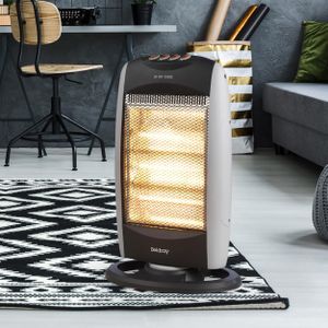 Beldray Oscillating Halogen Heater – Portable Electric Room Heater