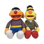 Sesame Street Plush Ernie Bert Figure Appeasement Doll Biscuit Monster Plush Toy Sesame Street Elmo Plush 2pcs