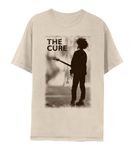 The Cure Boys Don't Cry Adult Short Sleeve T Shirt Vintage Style 80s Post-Punk Rock Music Graphic Tees, Natural, Medium