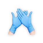 100PCS Nitrile Disposable Gloves , Latex Free Powder Free Glove ,Ship From Canada (Small)