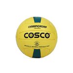 Cosco 17007 Rubber Throw Ball, Size 5 (Yellow & Green, Volleyball)