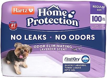 Hartz Home Protection Lavender Scented Odor Eliminating Gel Dog Pads - 100 Count